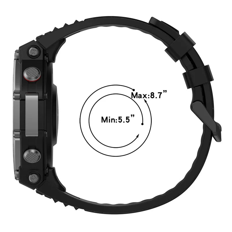 Silicone Strap For Amazfit T-rex 3