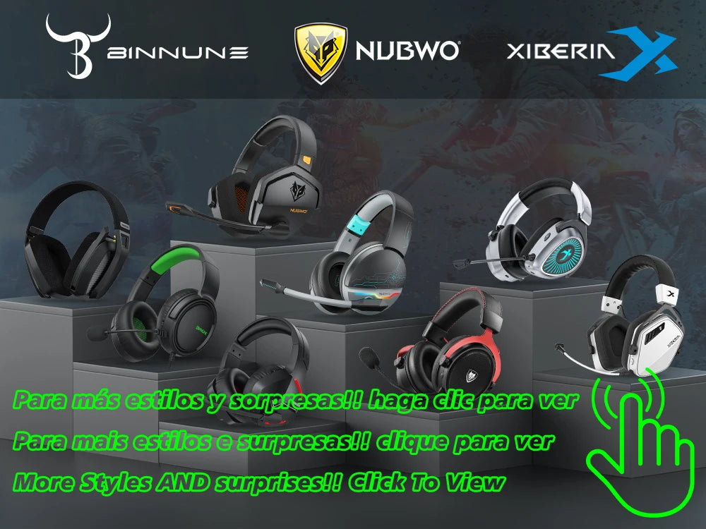 Wireless Gaming Headset with Mic
