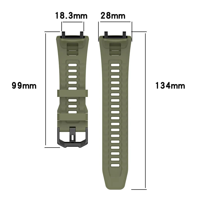 Silicone Strap For Amazfit T-rex 3