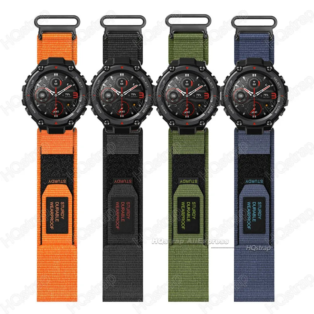 Nylon Loop Strap for Amazfit T-rex 2 3 Ultra
