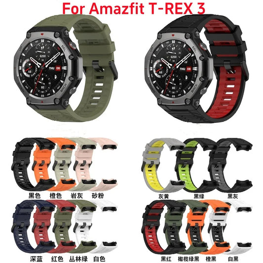 Silicone Strap For Amazfit T-rex 3