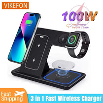 Wireless Charging Station 3 in 1